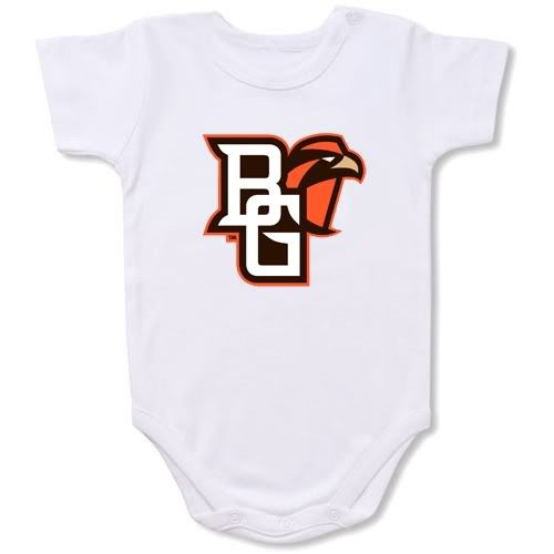 Bowling Green Falcons Baby Bodysuit Creeper #01